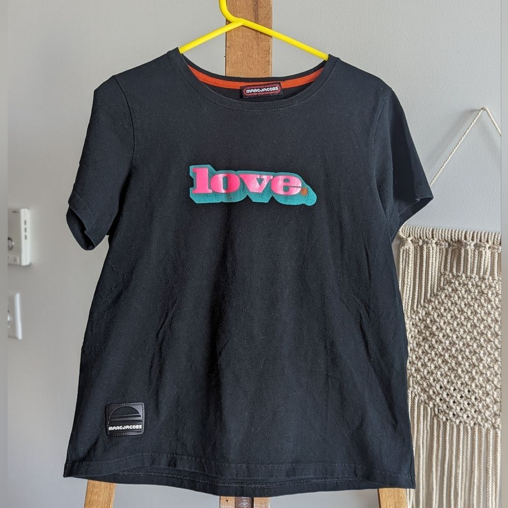 Marc Jacobs Love Print Teeshirt L